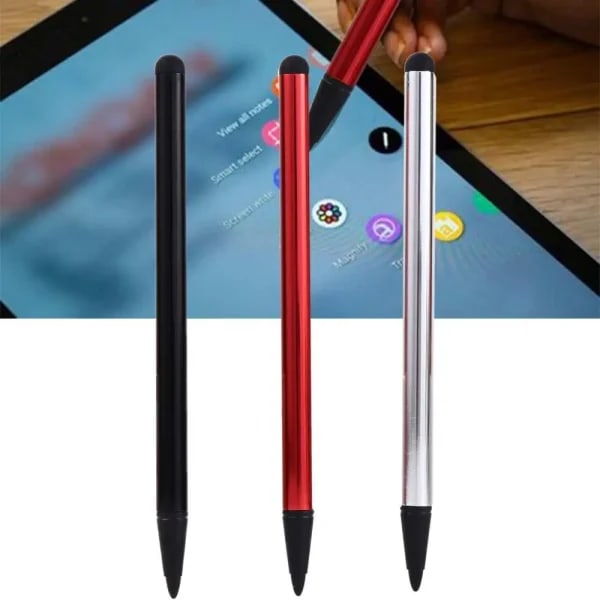 Lápiz de dibujo Universal de doble propósito, bolígrafo para ordenador portátil, lápiz para tableta, lápiz para teléfono, lápiz capacitivo para pantalla táctil, bolígrafo para tabletas