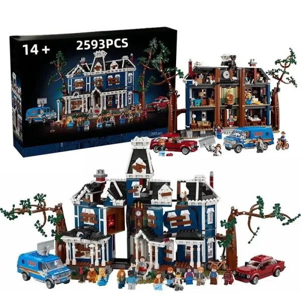 EN STOCK 2026 Nuevas Ideas Serie de TV de Ciencia Stranger Event Creel House Sets Arquitectura Urbana 11370 Bloques de Construcción Juguetes para Niños Regalo