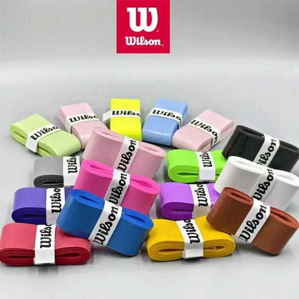 12/24/60PCS Wilson - Cinta de Agarre para Raqueta de Tenis, Absorbente de Sudor, Empuñadura de PU, Cinta de Agarre para Raqueta de Tenis, Cinta de Agarre para Pádel PRO