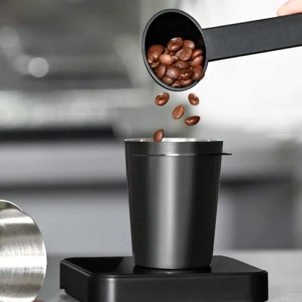 Taza dosificadora de café, tazas medidoras de granos de café de 51/58mm, herramienta de Barista de café de repuesto de acero inoxidable 304 para máquina de café expreso