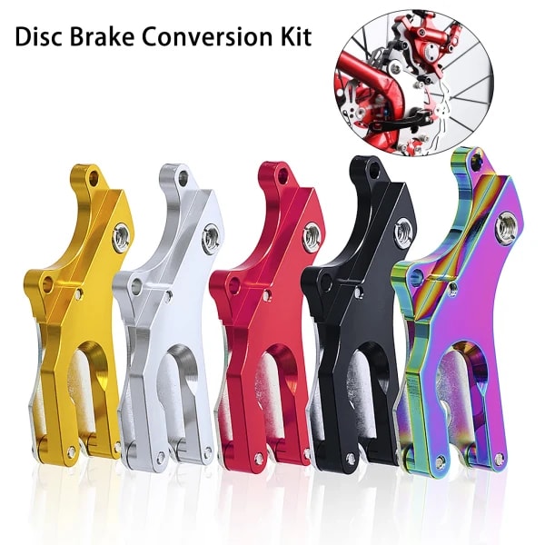 Adaptador de freno de disco de bicicleta, marco MTB, convertidor de montaje de freno en V, rueda trasera de bicicleta de carretera, accesorios de conversión de alta resistencia
