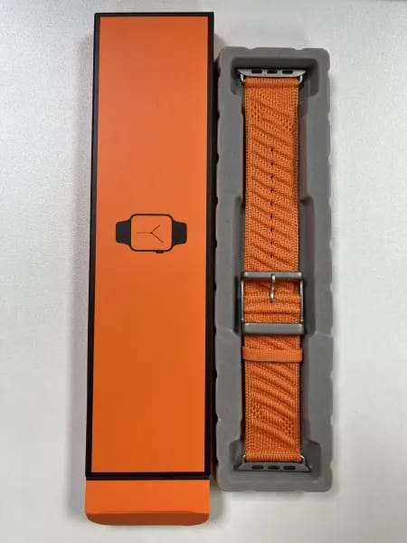 Correa Nueva con Logotipo en Azul Noche para Apple Watch Series 11 10 9 7 6 Se3 46MM 42MM 44 45, Correa de Nailon para Iwatch Ultra 3 2 49MM