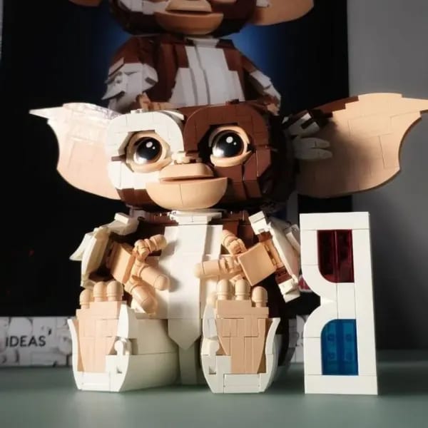 1125 Piezas Gizmo 21361, Bloques de Construcción, Ideas de Disney, Películas de Gremlins, Figura de Mogwai, Regalos de Navidad y Cumpleaños para la Familia, Decoración