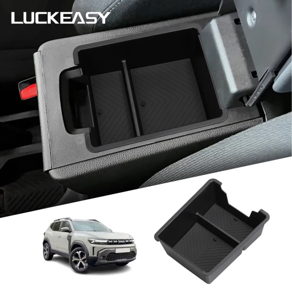 Caja de almacenamiento para coche Renault Dacia Duster 2025 2026, accesorios interiores, compartimento central, reposabrazos, organizador de almacenamiento, estuche de orden