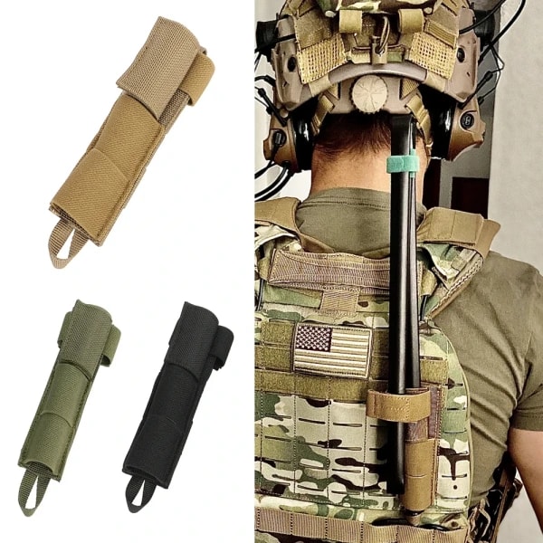 Bolsa de reubicación de antena de Radio táctica MOLLE, bolsa de fijación de antena de Radio Airsoft, soporte, bolsa de herramientas de utilidad