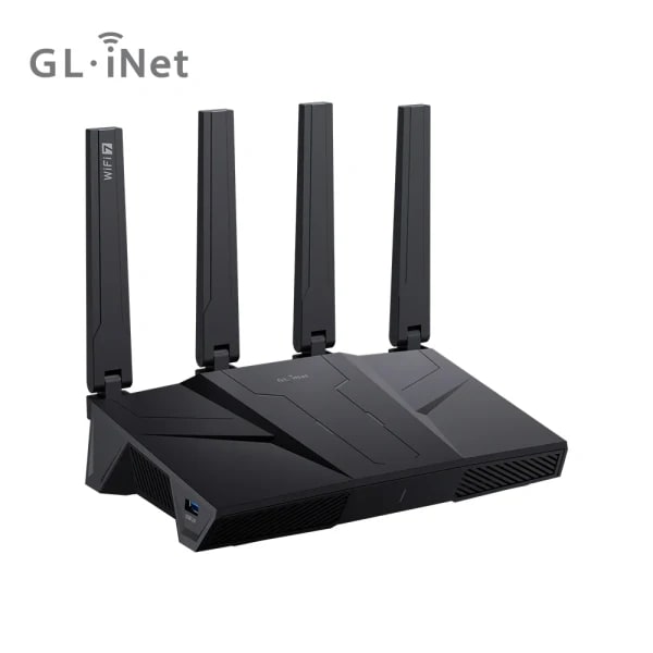 Router WiFi 7 de Triple Banda GL.iNet GL-BE9300 Flint 7, Alta Velocidad para Juegos, Largo Alcance, 5 Puertos de 2.5G, Compatible con VPN y Módem de Fibra Óptica
