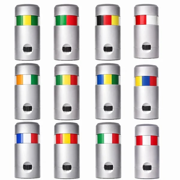 Pintura Facial en Barra con Diseño de Bandera Nacional, Pincel para Fanáticos del Fútbol, Pintura Facial para Animar en Partidos de Fútbol, Decoración para Animadoras