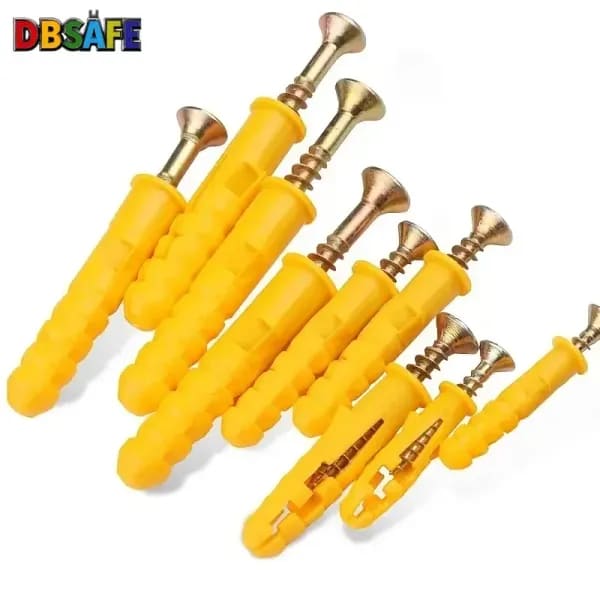 10/40 juegos M6 M8 Kit surtido de tornillos de anclaje para paneles de yeso de alta resistencia sujetadores de acero galvanizado proyectos de construcción de renovación del hogar