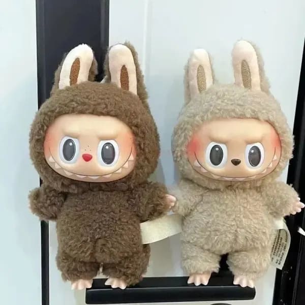 En Stock Labubu monstruo vinilo cara corazón caja ciega modelo recoger estatuilla modelo muñeca réplica llavero juguete de escritorio regalo de cumpleaños