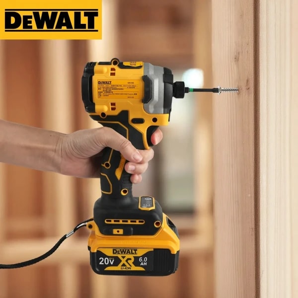 Taladro Atornillador Eléctrico sin Escobillas DeWalt DCF850 de 20V, 3250 RPM, para Trabajos en Madera, Bricolaje y Mejoras del Hogar
