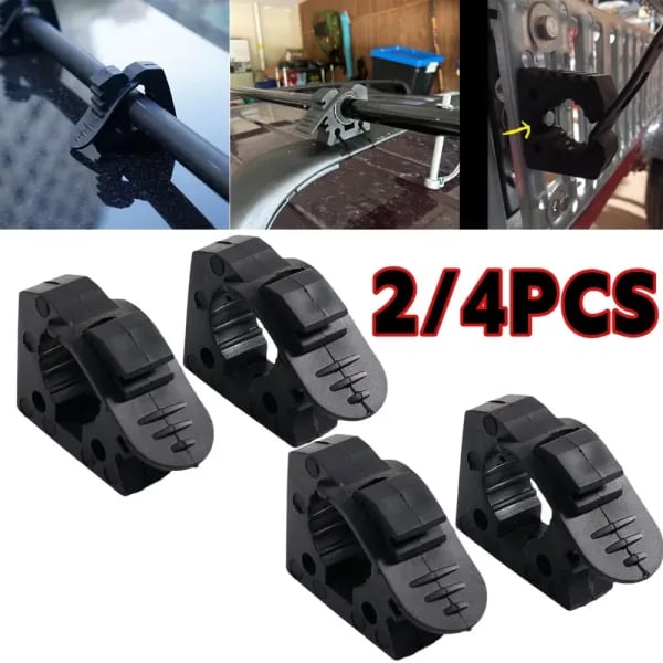 2/4PCS Soporte de goma de liberación rápida para pala, abrazadera de montaje para vehículos todoterreno, camiones de caza y remolques