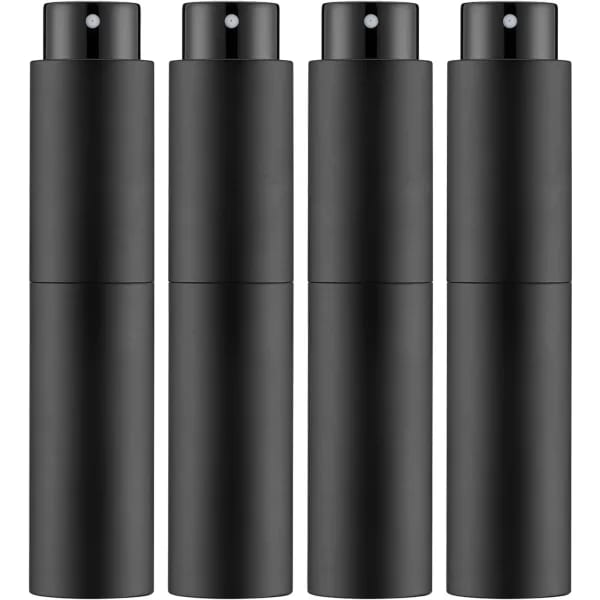 Mini atomizador recargable de Colonia, pulverizador decant de repuesto de fragancia vacío, dispensador de Spray esencial de tamaño de viaje, 2/4 Uds., 10ml