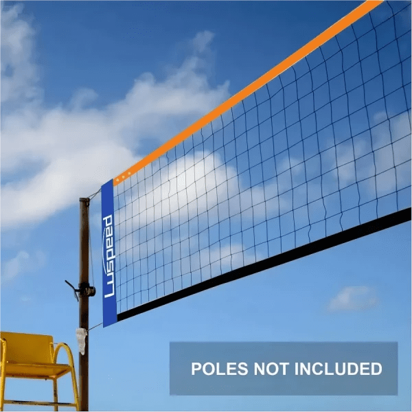 Red de voleibol portátil para interiores y exteriores, voleibol y bádminton, ¡adecuada para patio trasero, uso interior/exterior! (excluyendo el soporte)
