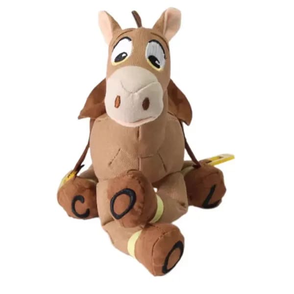 25CM Toy Story nuevo Woody Sheriff Bass Bullseye animales de peluche lindo caballo de dibujos animados muñeco de peluche regalo de cumpleaños para niños juguete de peluche