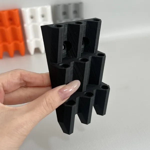 Estante de exhibición de dardos minimalista, soporte de pared con capacidad para 9 dardos, polipropileno resistente para sala de juegos en casa, regalo para jugadores, 1/2 Uds.