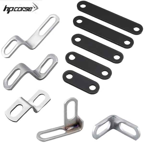 Soporte para Tubo de Escape de Motocicleta en Forma de Z/L, Abrazaderas para Tubos de Escape Modificados para Motocicleta, Soporte Fijo de Acero Inoxidable, Accesorio