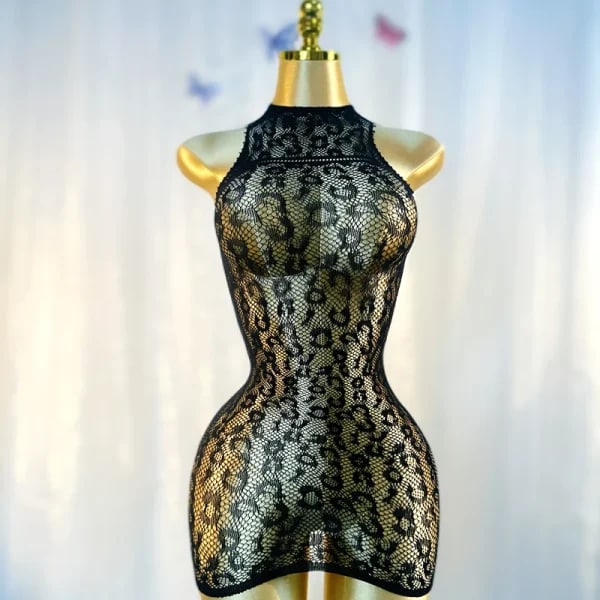 Vestido de rejilla calado con cubierta sexy sin bikini vacaciones de verano DS029