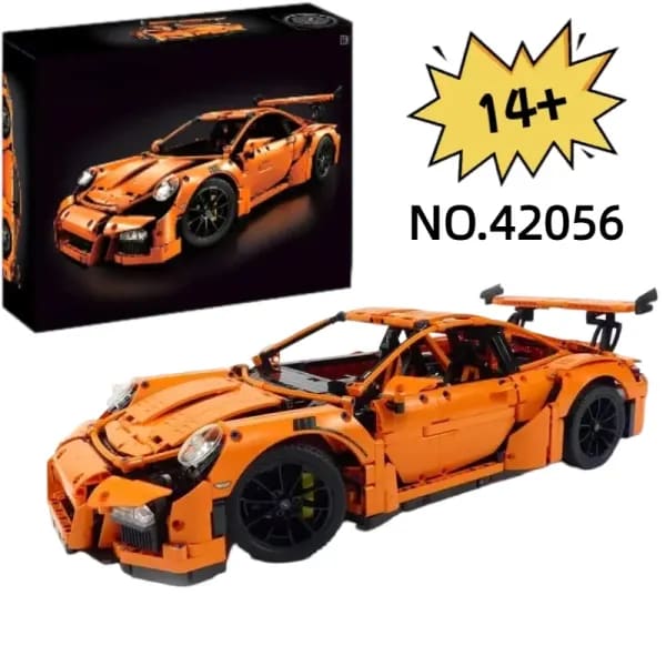 Nuevo 2026: Ladrillos MOC 42056, Coche Técnico GT3 RS, Compatible con Regalos para Niños, Kits de Construcción de Modelos para Adultos