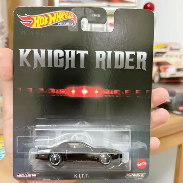 Hot Wheels Knight Rider K.I.T.T. Negro # 83 Pop Culture K.I.T.T.T Hxd63 entretenimiento Retro K.I.T.T 1/64 modelo de coche fundido a presión regalos