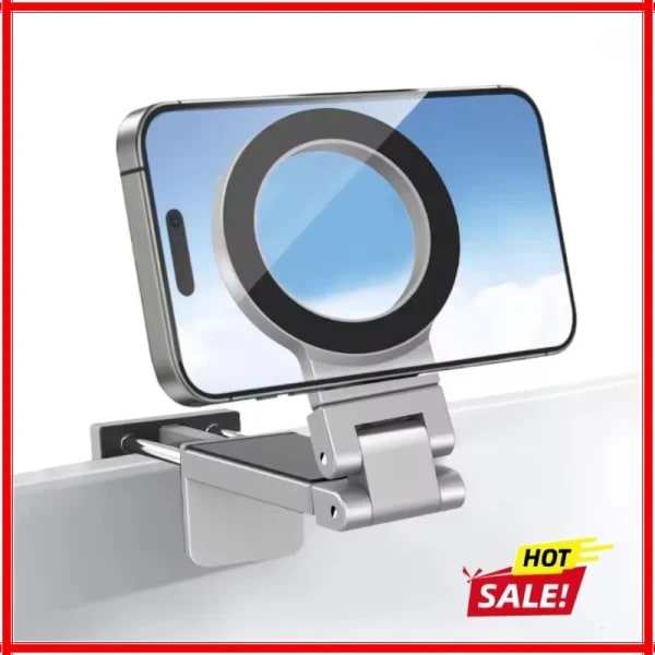 Soporte Magnético para Teléfono Magsafe para Avión, Accesorios de Viaje, Soporte para Teléfono Manos Libres para iPhone 16 Pro Max