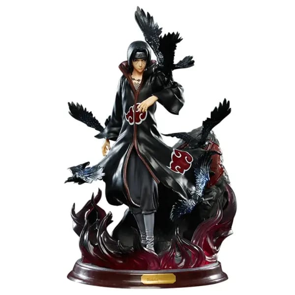 Estatua Popular de Naruto, estatua de Uchiha Itachi, modelo de Anime, adorno de decoración del hogar, regalo para novio, 28cm