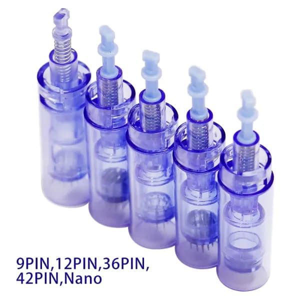 10 Uds Dermapen Nano agujas microagujas bayoneta cartucho de eliminación de tatuaje aguja para A1 microaguja de repuesto desechable
