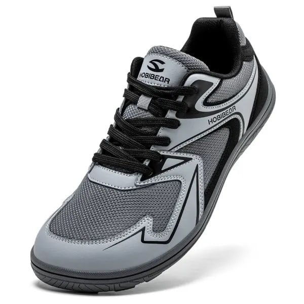 HOBIBEAR Zapatos minimalistas descalzos, zapatillas unisex de ancho para correr al aire libre, zapatos antideslizantes para caminar con caída cero para mujeres y hombres