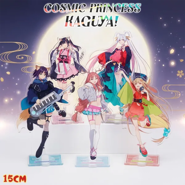 Nuevo Llavero de Anime Princesa Cósmica Kaguya, Colgante para Llaves de Coche, Soporte Acrílico, Regalos para Fans de Yachiyo, Runami, Kaguya, Iroha, Sakayori