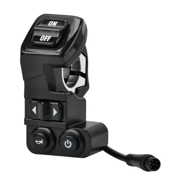 Interruptor Original de Señal de Giro y Bocina de 6 Pines para Patinete Eléctrico Kukirin G2 Pro/G2 Pro DB/G2 Max, Piezas de Manillar ON/OFF