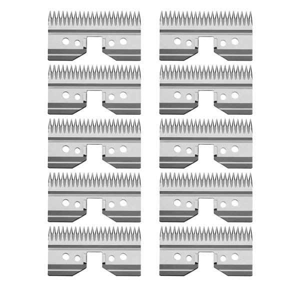 10 unids/lote de cuchillas de repuesto de Metal para Andis Oster Wahl KM serie A5, cortadora de alimentación rápida A5, cortadora de aseo, cuchilla móvil