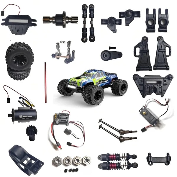 MJX Hyper Go 14208 1/14 R/C coches camiones repuestos originales CVD/diferencial/ruedas/ESC/Motor/servos/engranajes principales/amortiguador
