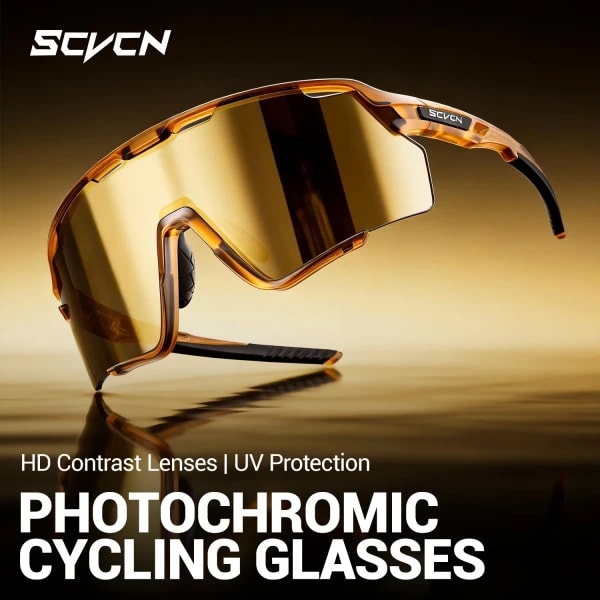 Gafas de Sol Deportivas Fotocromáticas para Ciclismo, Senderismo y Escalada SCVCN, Gafas de Ciclismo para Hombre y Mujer, Gafas de Ciclismo de Montaña con Protección UV400