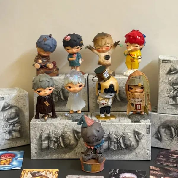 POP MART HIRONO serie de reconstrucción de 5. a generación, caja ciega, decoración de habitación, juguete coleccionable para niños, regalo de cumpleaños