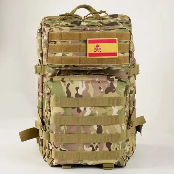 Mochila de trekking Mochila táctica impermeable de gran capacidad diseño sólido ideal para senderismo, camping, viajes, deportes y actividades al aire libre