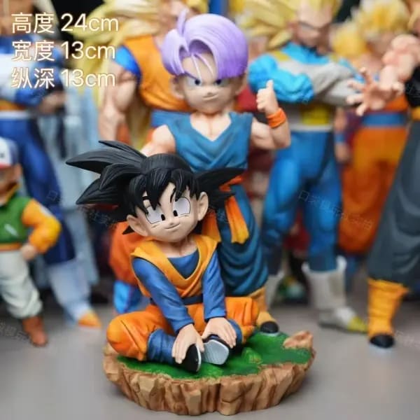 Dragon Ball Z Son Goten Trunks figura Super Saiyan figuras de acción estatua de Pvc colección modelo juguetes regalos