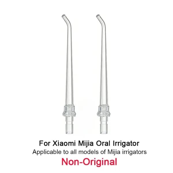 Boquillas de hilo dental de agua de repuesto para irrigador bucal XIAOMI Mijia, todos los modelos, puntas de repuesto estándar/ortodónticas Waterpick 2 uds