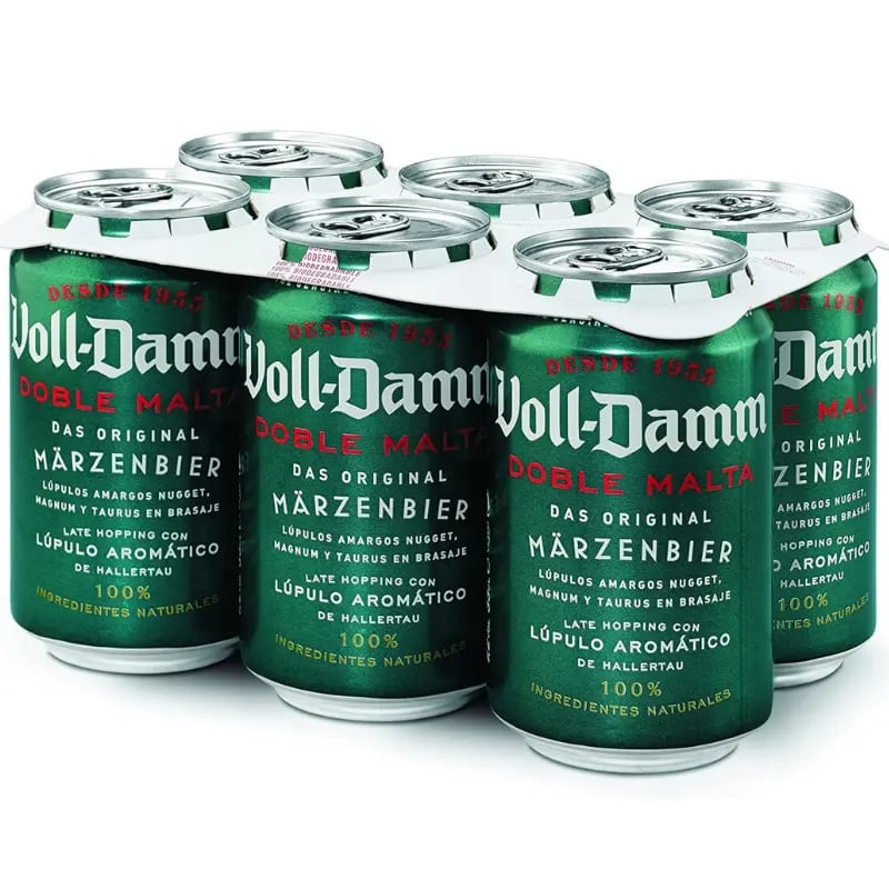 Pack x24 Cerveza Voll-Damm Doble Malta 330 ml