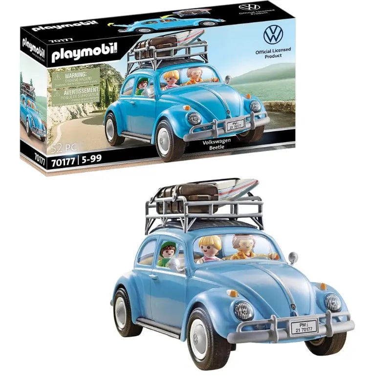 Set Volkswagen Beetle de Playmobil con 3 figuras