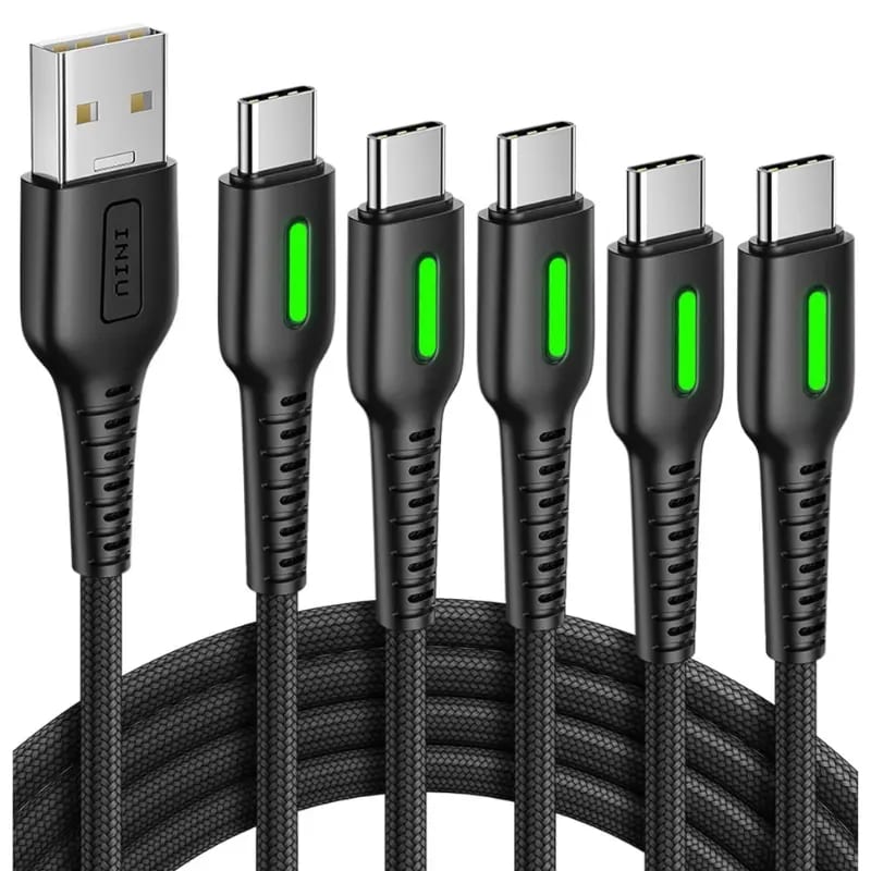 Pack x3 cables USB C de 2+2+0.5m