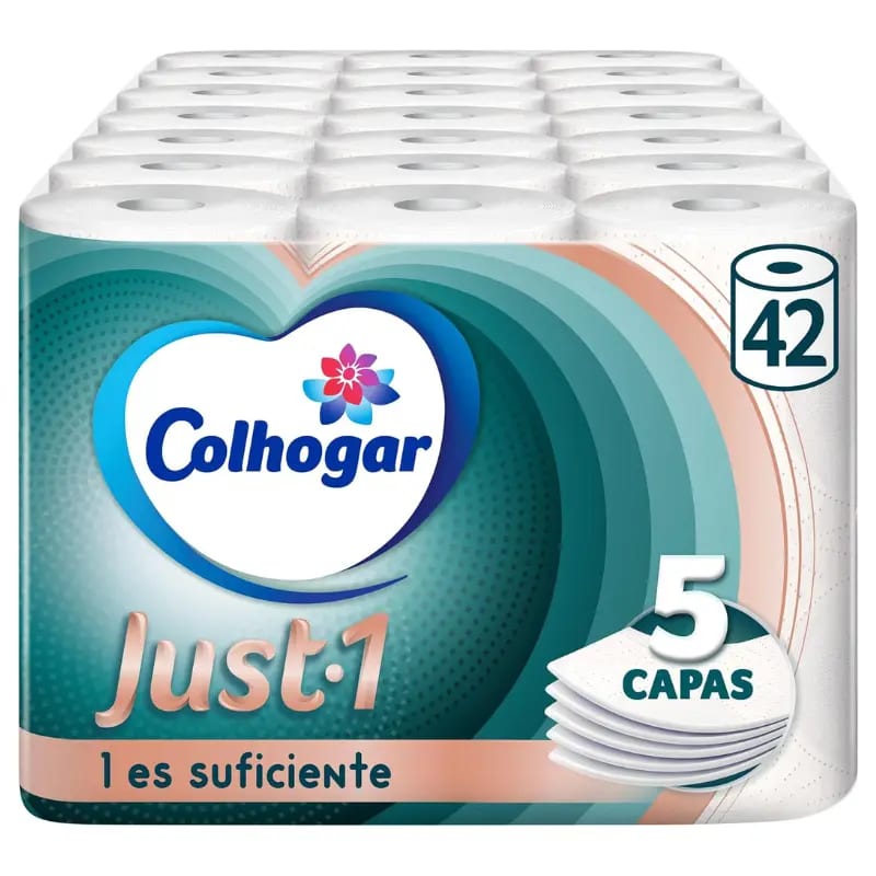 Pack x42 rollos papel higiénico Colhogar Just