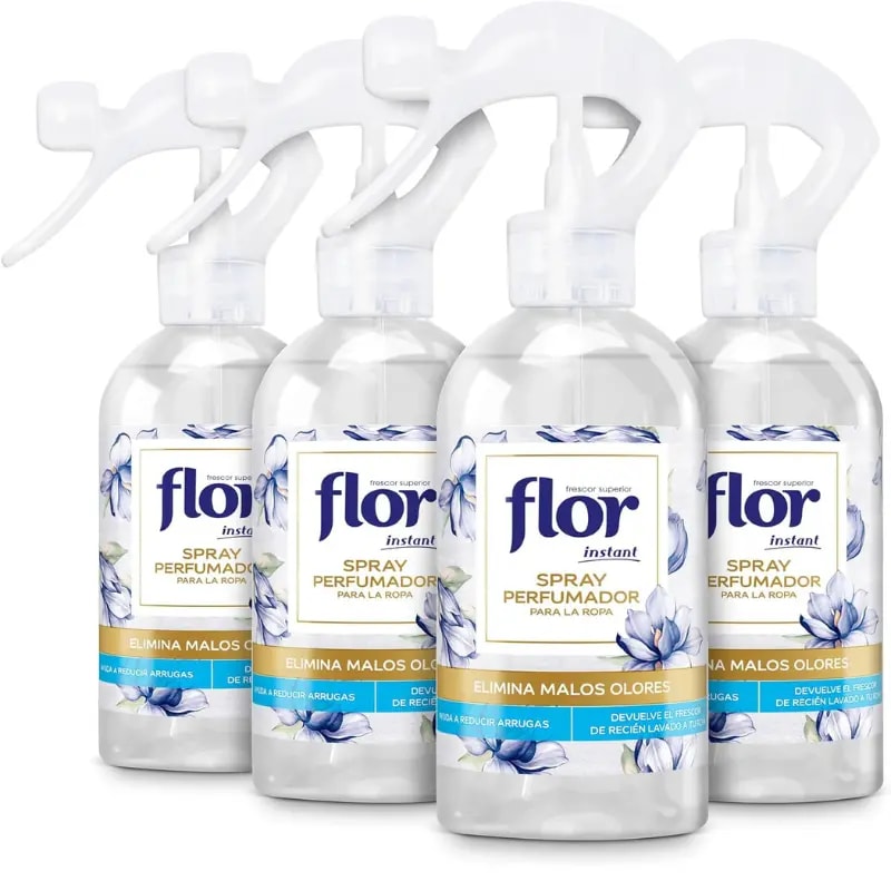 Pack x4 Sray Flor Instant Perfume para Ropa [OFERTA]