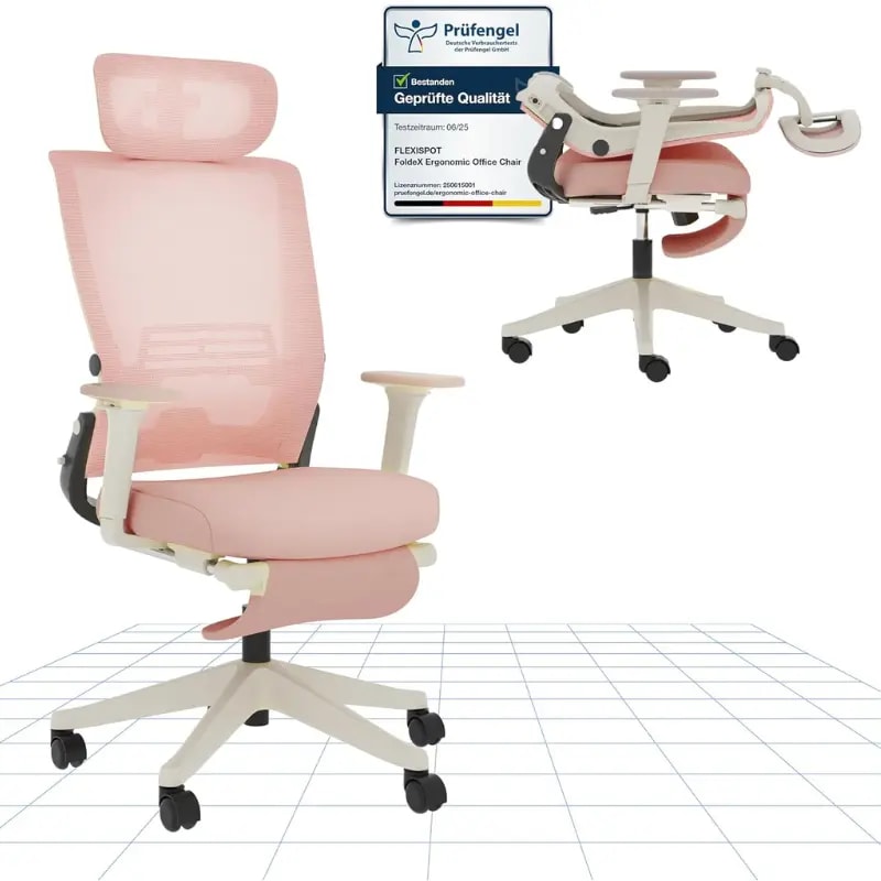 FLEXISPOT FOLDEX Silla de Oficina Ergonómica [OFERTA]