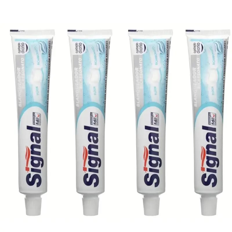 4X Pasta de Dientes Signal Blanqueador 75ml [OFERTA]