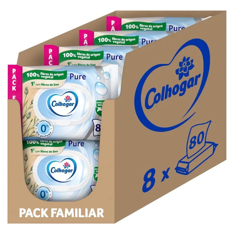 x640 Papel Higiénico Colhogar Pure Moist [OFERTA]
