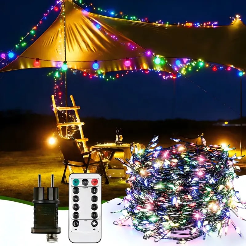 Cadena de luces 8 metros con mando [OFERTA]