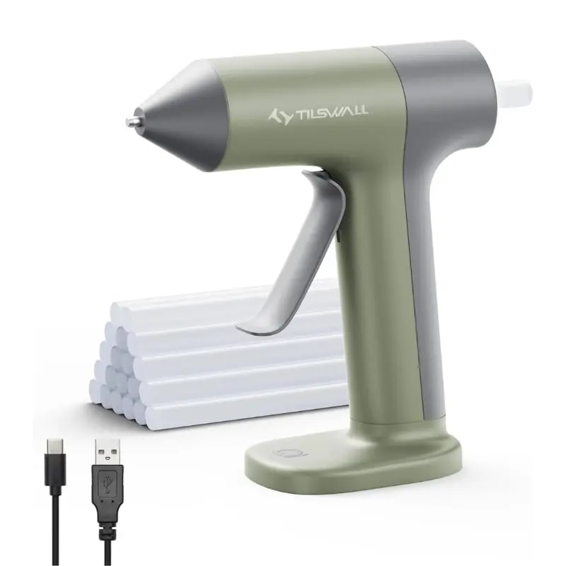 Pistola encoladora sin cable Tilswall recargable con USB