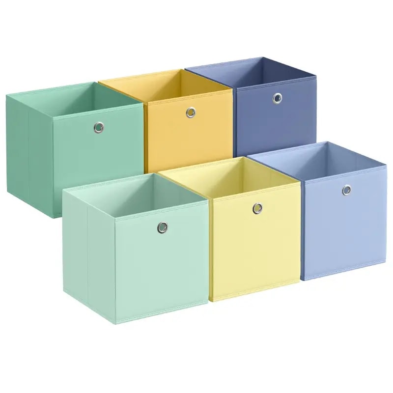 6x Cajas de Almacenaje SONGMICS 30x30x30 cm [OFERTA]