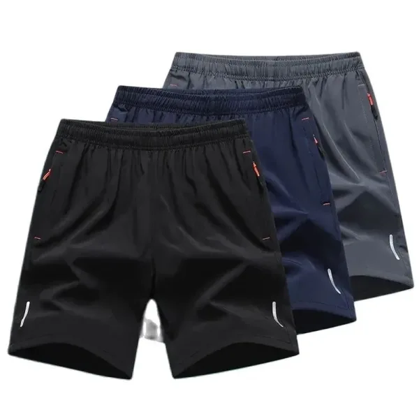 Novedad de verano, pantalones cortos deportivos para hombre, nueva ropa cómoda con cintura elástica, pantalones cortos transpirables para hombre Plus