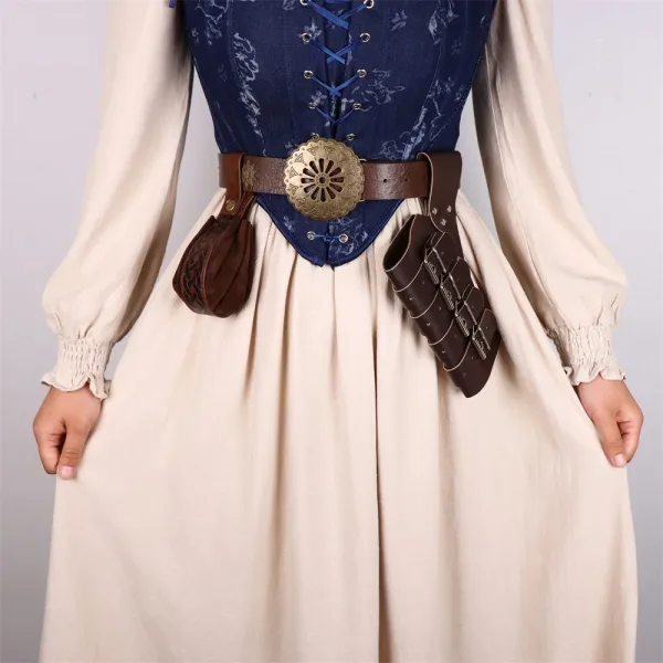 Cinturón de cuero Medieval, cubierta de botella mágica oscura de corcho con 3 botellas mágicas de vidrio, accesorios de disfraz renacentista, accesorio de cinturón Retro