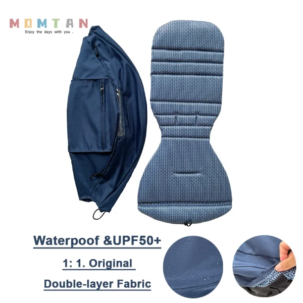 Juego de ropa de repuesto para cochecito MomTan para cochecitos YOYO, YOYO +, YOYO2, tela Original 1:1 de doble capa impermeable